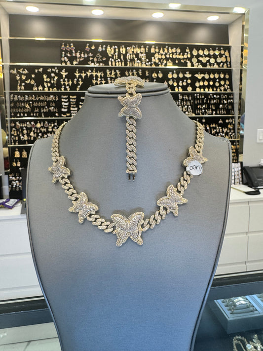 Choker Mariposa 14k